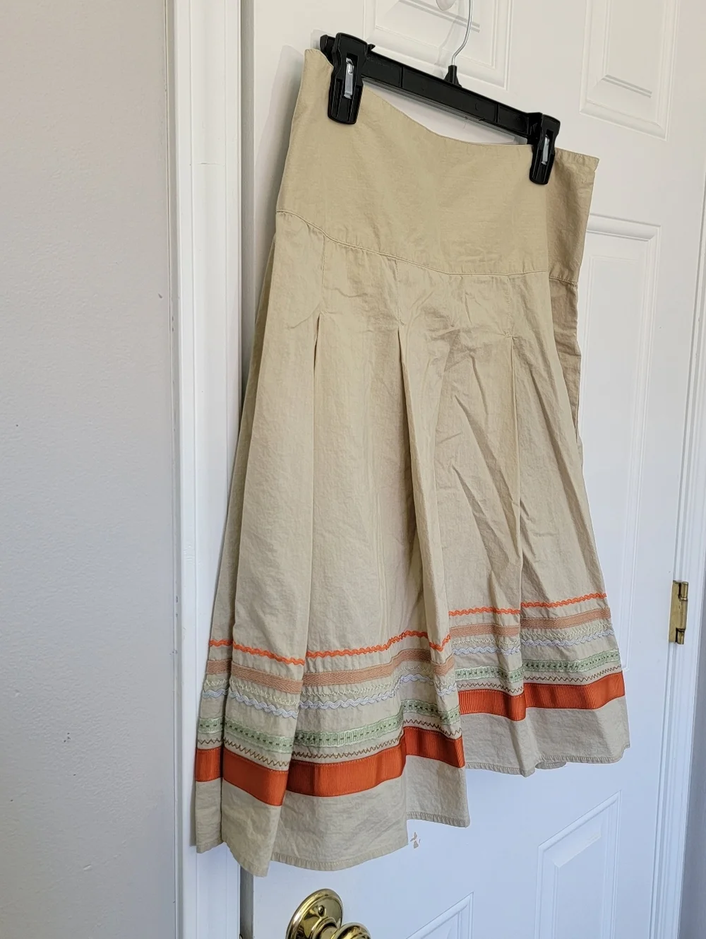 Merona tan pleated